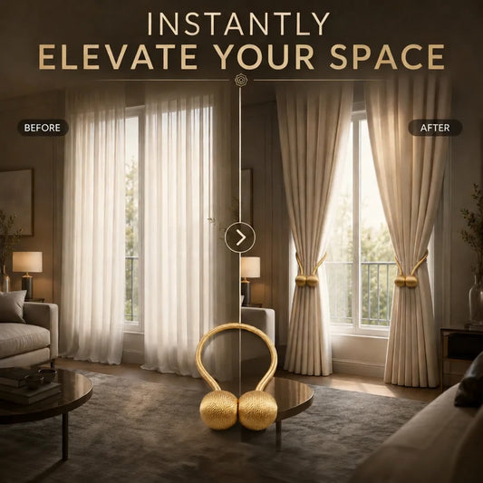 Luxe Magnetic Curtain Tiebacks