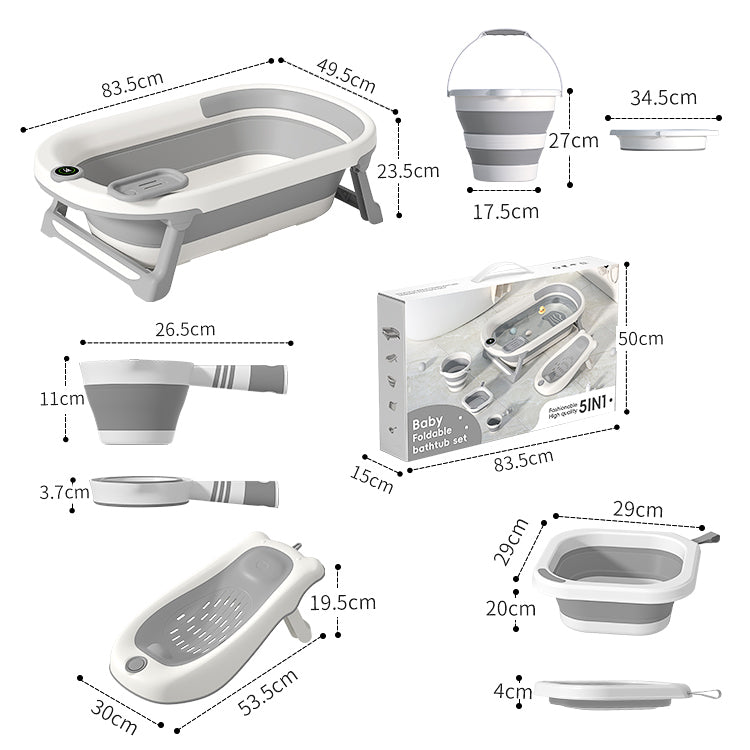 Foldable Baby Bath Set
