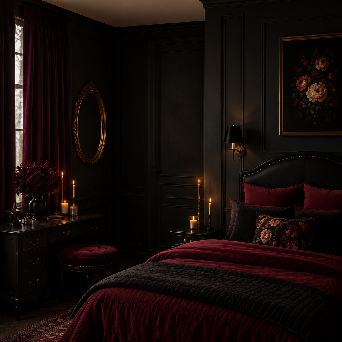 Dark Feminine interior inspiration