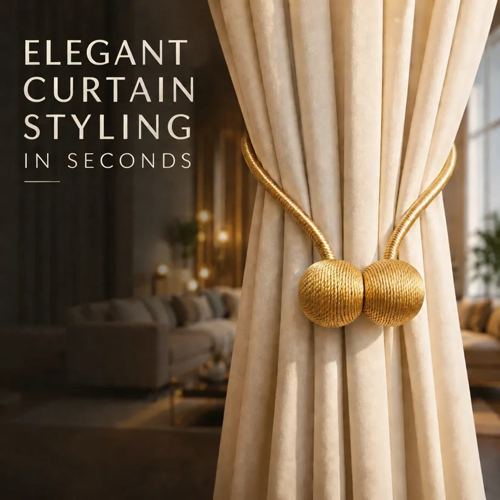 Magnetic Curtain Tiebacks