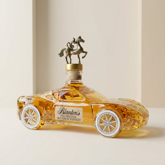 Luxury Corvette Sports Car-Shaped Decanter Bottle - Premium Crystal Whiskey & Spirit Decanter