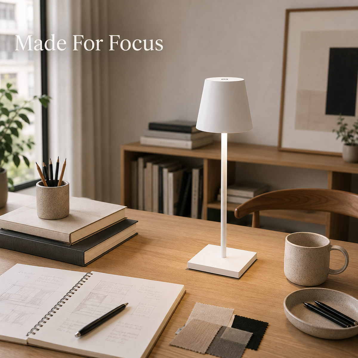 Rechargeable Table Lamp with Touch Control