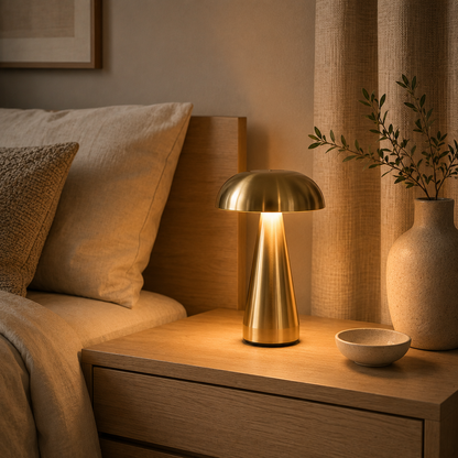 Retro Mushroom Touch Table Lamp