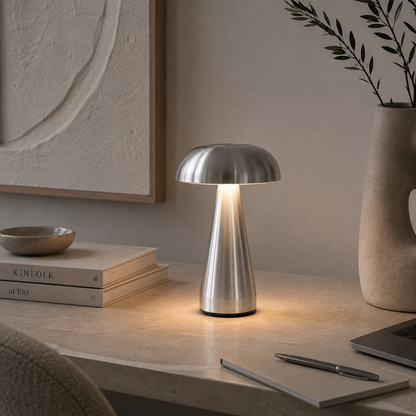 Retro Mushroom Touch Table Lamp