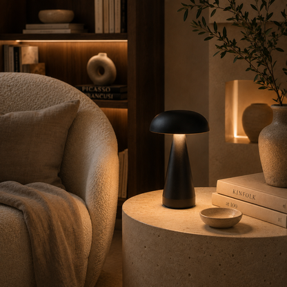 Retro Mushroom Touch Table Lamp