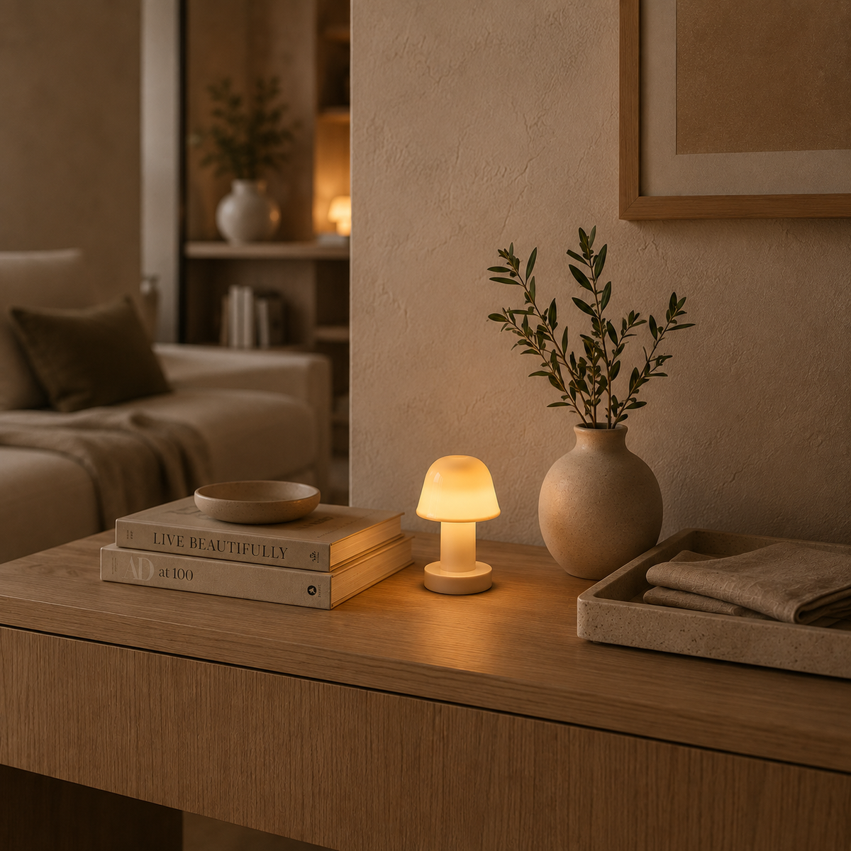 Mini Mushroom Ambient Table Lamp