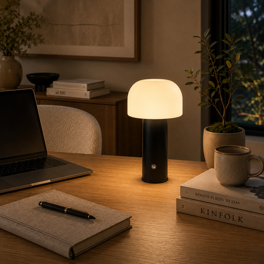 Mushroom Glow Rechargeable Table Lamp