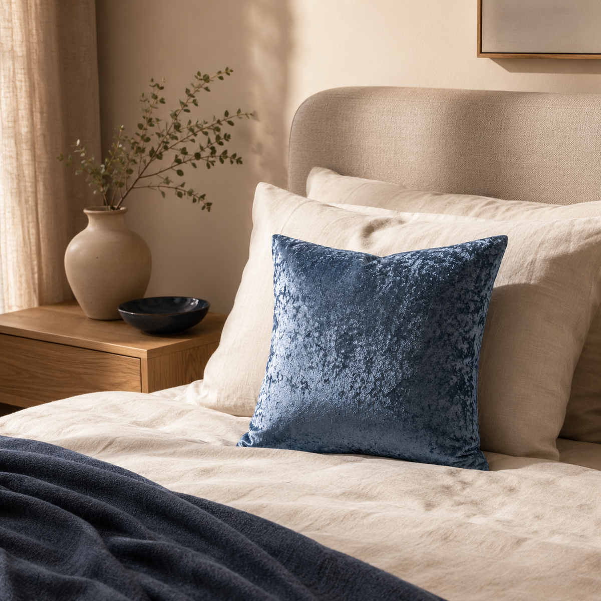 Luxe Crushed Velvet Cushion Cover