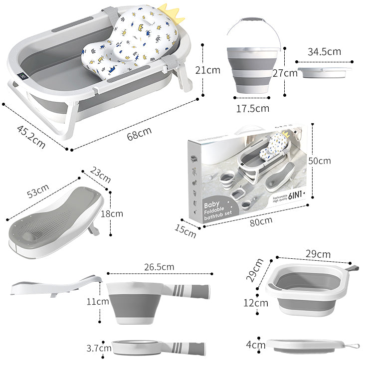 Foldable Baby Bath Set