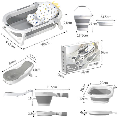 Foldable Baby Bath Set