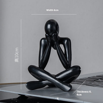 Atria Abstract Figure Decor – Style D Black