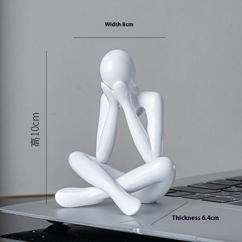 Atria Abstract Figure Decor – Style D White