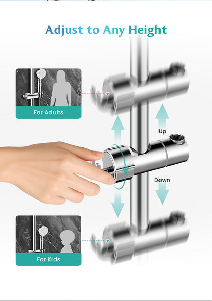 Hand shower holder without drilling