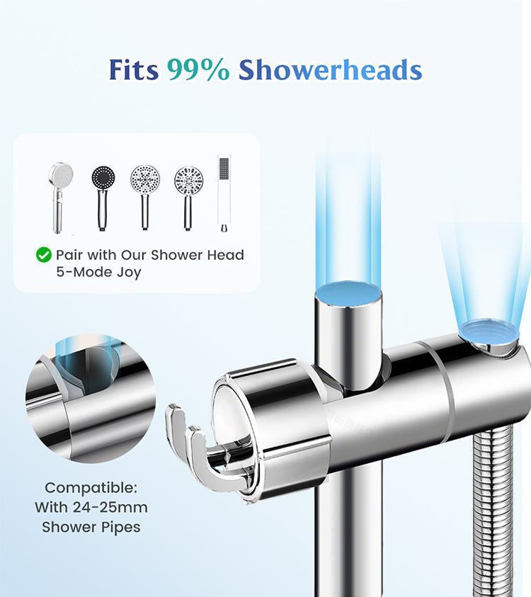 Hand shower holder without drilling