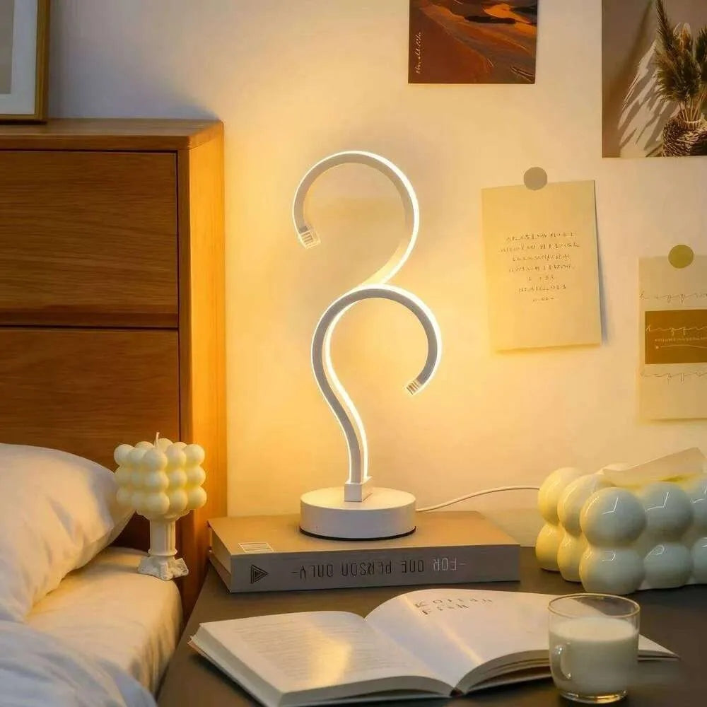 Luma Sculptural Curve Table Lamp – original supplier image 2