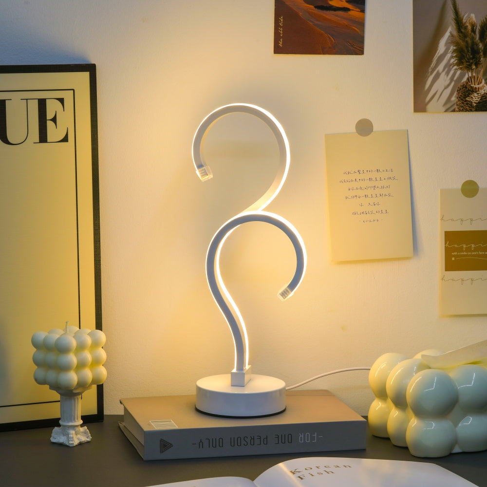 Luma Sculptural Curve Table Lamp – original supplier image 3